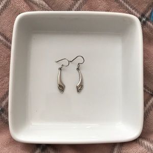 Silver Dangly Earrings
